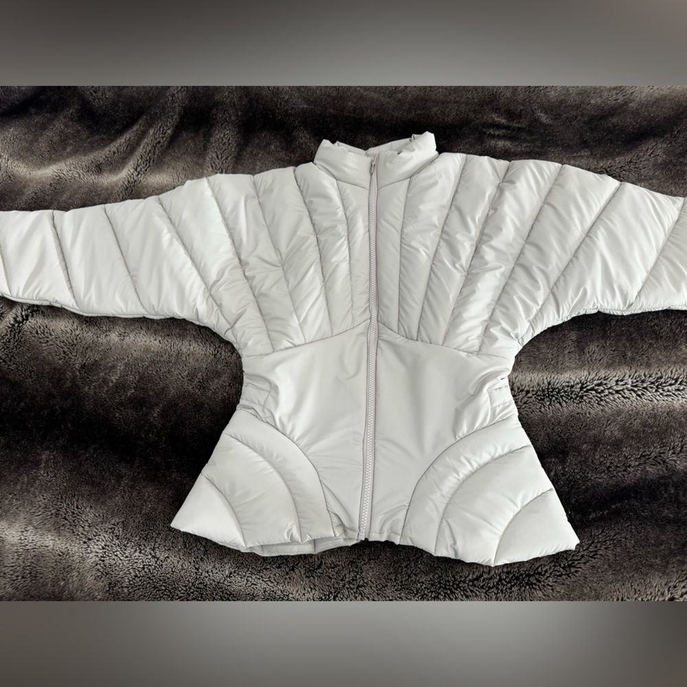 KHY by Kylie Jenner Sculpted Puffer Jacket